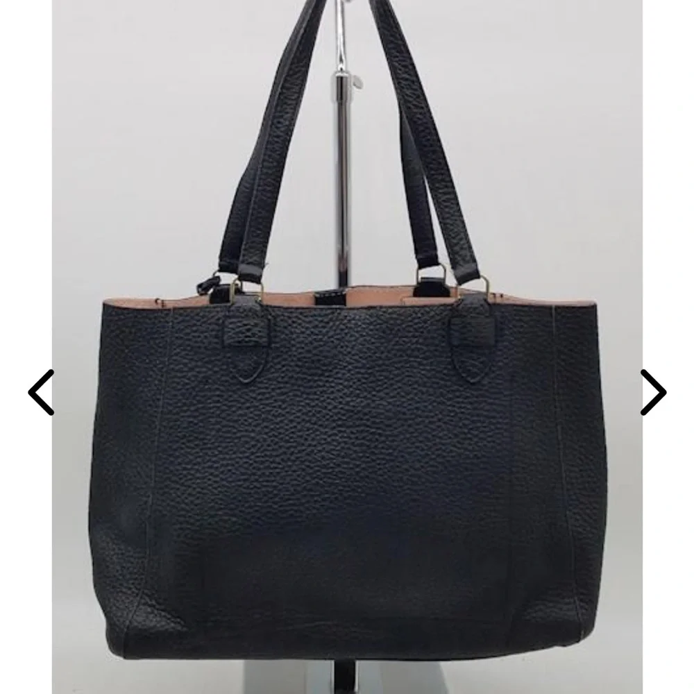 Kate spade pebble black and pink tote bag - Picture 2 of 5